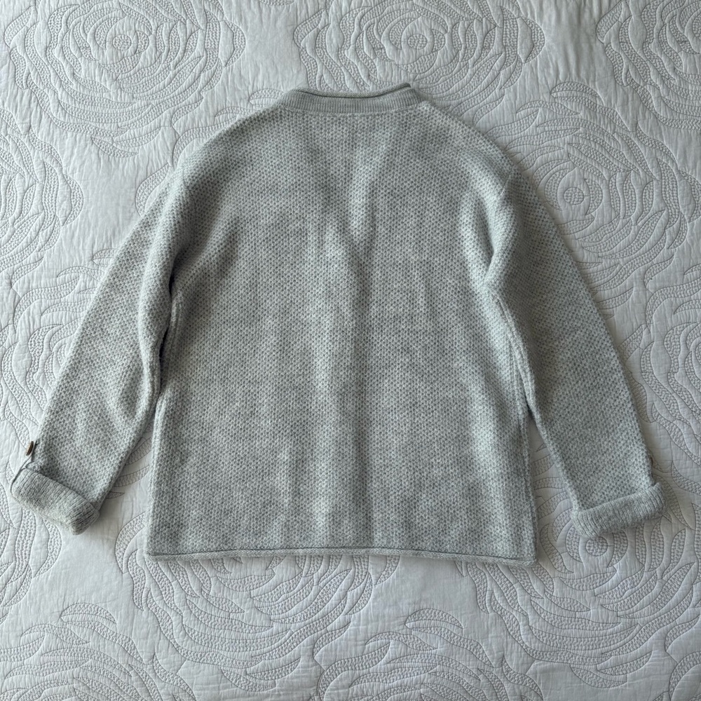 Cache Coeur - Abelha Knitted Maternity Cardigan - Pearl Gray - Picture 11 of 14